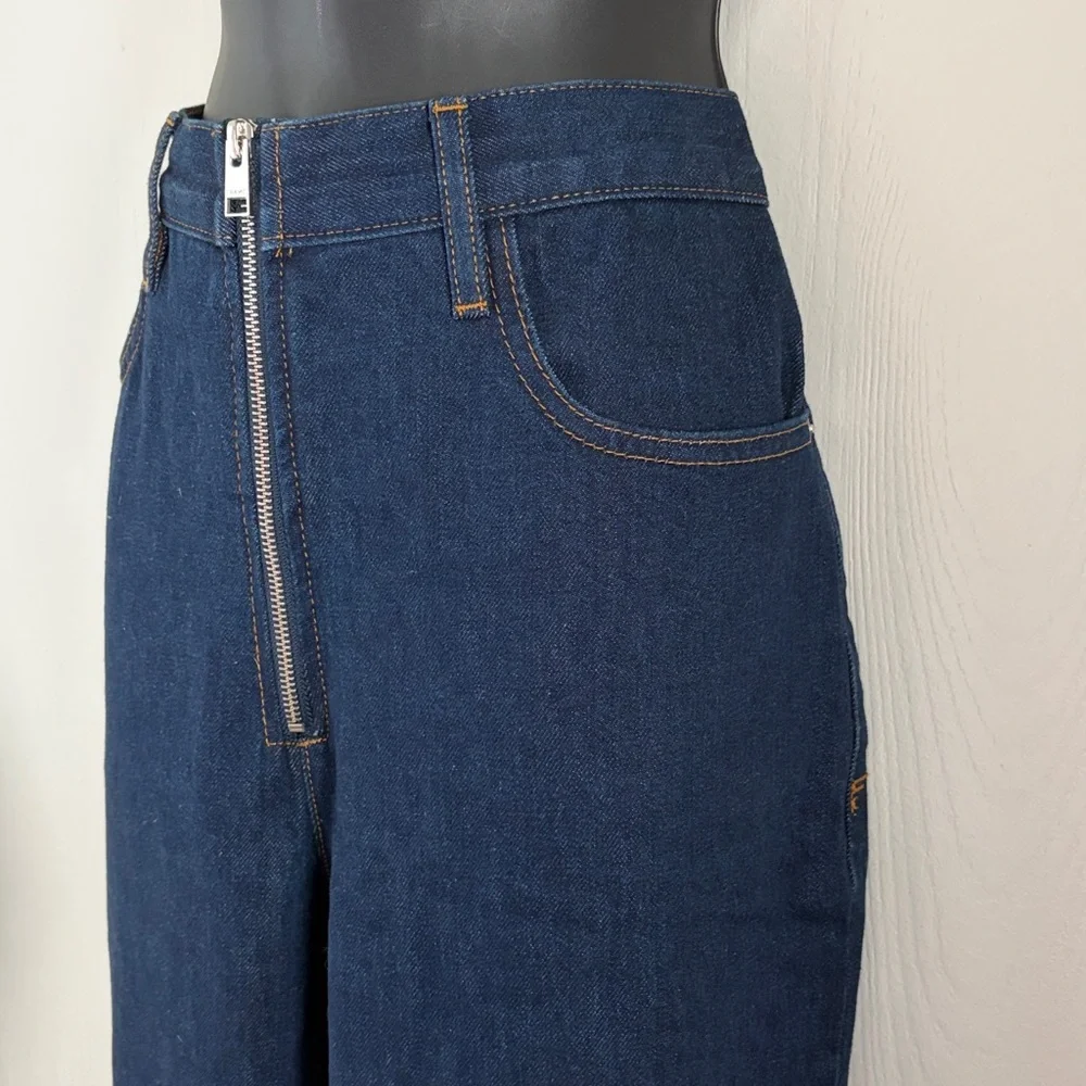 Frame High Rise Ziipper Jeans - Picture 3 of 8